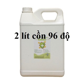 [Hỏa tốc - Q.8] Cồn y tế 96 độ Can 2 lít dùng sát khuẩn, rửa tay (hàng cty)