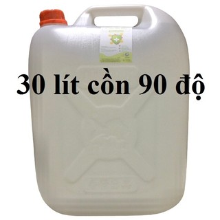[HCM-GIAO LIỀN] Cồn y tế 90 độ Can 30 lít dùng sát khuẩn, rửa tay (hàng cty)