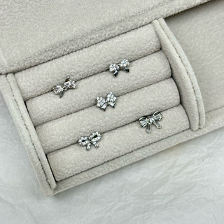 Khuyên Tai Đá Hình Nơ Cute • Lamontshop