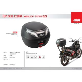 Thùng Givi E260 - ĐỒ PHƯỢT STORE [Hàng chính hãng]