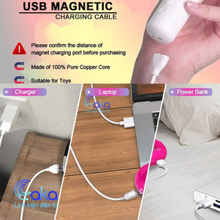 Dây Cáp Sạc USB DC Có Nam Châm Chuyên Dụng 5mm