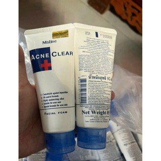 Sữa rửa mặt acne clear mistine thái lan