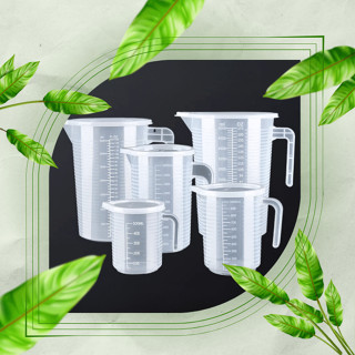 [Taobao in HCM ] Ly đong định lượng 500ml 250ml 100ml - Có chia Vạch - Ca đong nhựa - Thiết bị máy móc pha chế