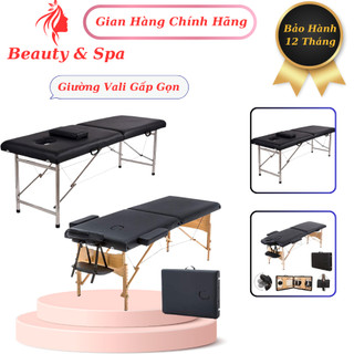 ( FreeShip ) Giường Vali Chân Inox .Chắc Chắn Kiểu Dáng Đẹp Chỉnh Cao Thấp Giường Xếp Full Phụ Kiện