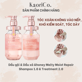   Tóc xoăn tự nhiên ko vào nếp  Dầu gội & dầu xả hữu cơ Organic ViCREA cho tóc xoăn thẳng mượt &honey Melty Moist Repair 