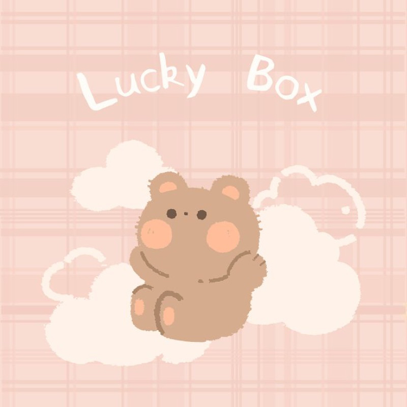 Lucky box hộp bí ẩn toploader decor, mĩ phẩm, sticker, phụ kiện, quần áo, đồ điện tử, đồ gia dụng