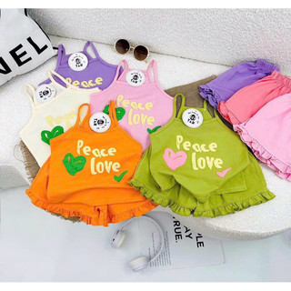 , Combo 5 bộ đồ dây bé gái siêu xinh, đồ bộ dây bé gái đồ bộ hè, đồ bộ bé gái,bộ 2 dây bé gái