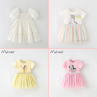 BST váy ren hè hoạ tiết nhiều mẫu Malwee cho bé gái từ 2-7T -TOPZKIDS