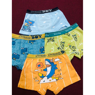 Set 4 quần lót bé trai. quần sịp bé trai cotton cao cấp