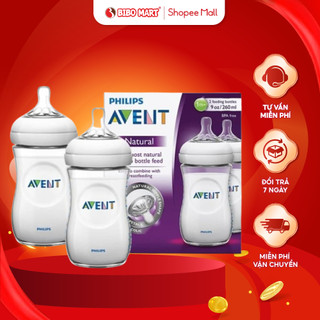 Bình Sữa Avent Mô Phỏng Tự Nhiên Nhựa PP Cao Cấp An Toàn Cho Trẻ Dung Tích 260ml - Bibomart