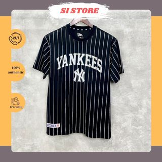 Áo tee thun new era - kẻ sọc