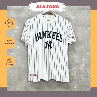 ÁO TEE THUN NEW ERA - KẺ SỌC ( AUTH )