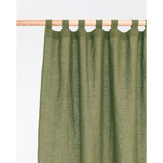 Rèm Cửa Vải Linen Quai Treo Kiểu Nhật - Không Kèm Thanh Treo