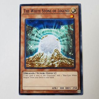 Lá bài thẻ bài Yugioh The White Stone Of Legend - Tặng bọc bài nhựa bảo quản