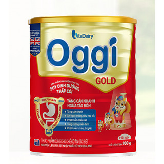 Sữa Oggi dành cho trẻ thấp còi 900g date luôn mới.