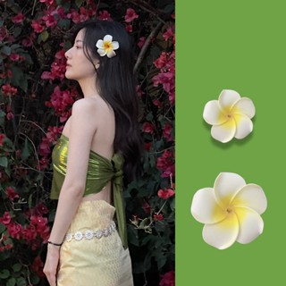  Kẹp tóc mái hoa sứ giá rẻ iLita cặp bấm mái hình hoa cho nữ đẹp vintage Hàn Quốc dễ thương màu trơn hottrend 2024 