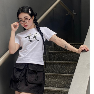 Áo thun BaBy Tee, áo phông nữ ngắn tay, cổ tròn, 100% cotton co giãn 2 chiều BonBon ABBH100