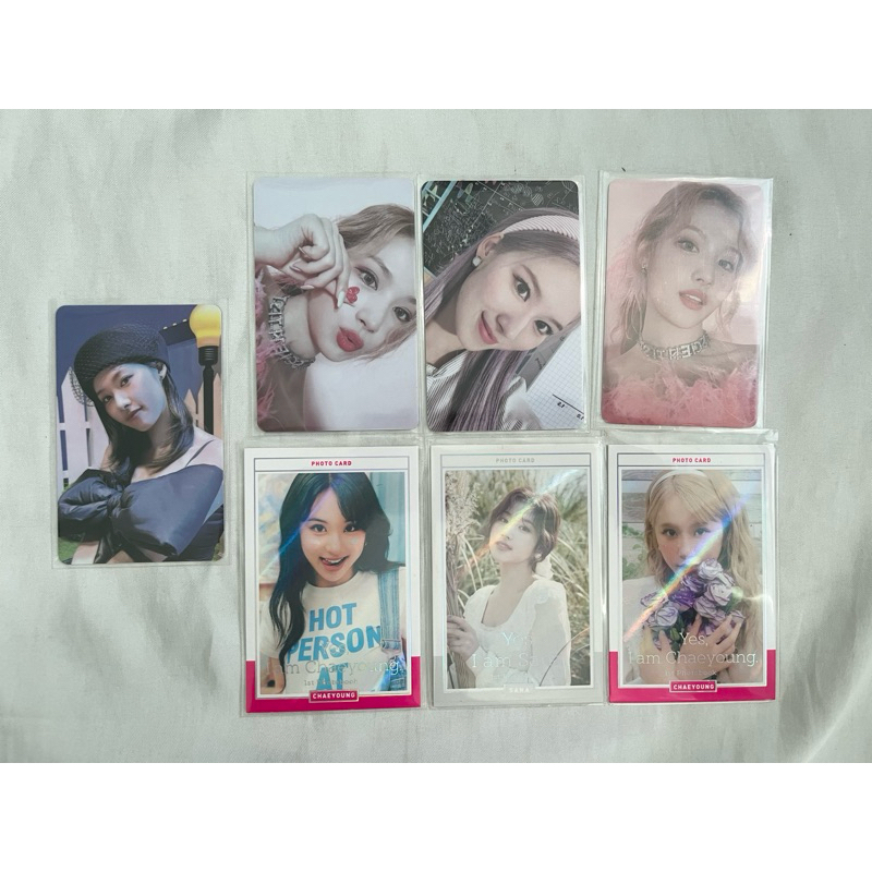 [CHÍNH HÃNG] Card Sana DAHyun Chaeyoung Twice luckydraw FEEL SORCIAL Formula of love READY TO BE Yes