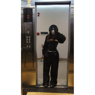 Quần vải dù đen BLACK CARGO PANTS