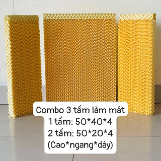 Combo 3 tấm làm mát cooling pad quạt hơi nước KT: 504cm
