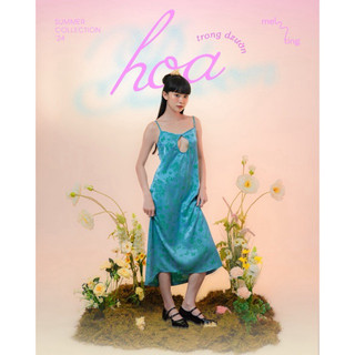 Đầm Hạnh Phúc 🌷Đầm lụa dài 2 dây xinh xắn buộc nơ phía sau