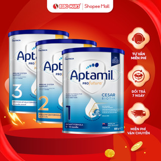 Sữa Bột Aptamil New Zealand Profutura Hỗ Trợ Hệ Miễn Dịch Cân Bằng Đường Ruột Tăng Đề Kháng Số 1 2 3 800g - Bibomart