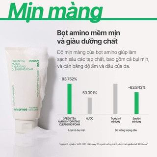 Sữa rửa mặt INNISFREE Trà xanh 150ml