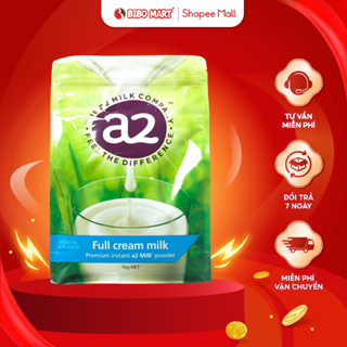  Sữa Bột A2 Úc Nguyên Kem Cream Milk Bổ Sung Canxi Phát Triển Xương Chắc Khỏe Cho Bé Trên 1 Tuổi 1kg - Bibomart 