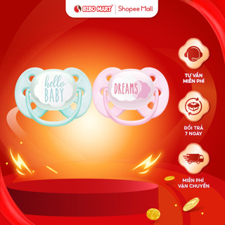 Ty Ngậm Avent Ultra Soft Silicon Siêu Mềm Màu Xanh Màu Hồng Cho Bé Trai Bé Gái (0 - 6 tháng) - Bibomart