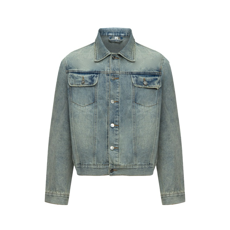 (Chính Hãng AMRISH) Áo Khoác Regular Denim - Moss Blue