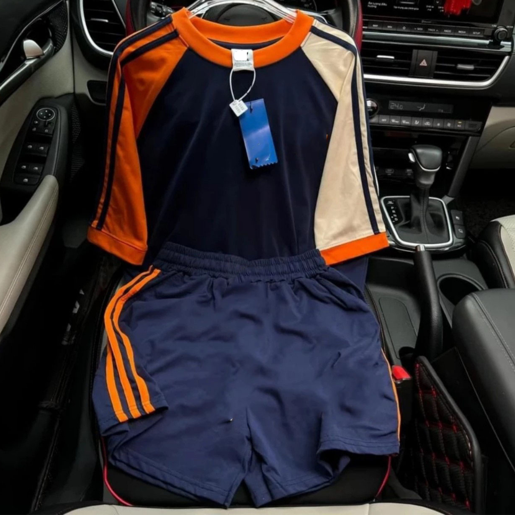 Set đồ nữ mặc nhà rẻ đẹp mùa hè thể thao bộ đùi nữ quần áo nữ 3 SIZE 45-75KG bigsize chất thun cotton ghép ráp lăng trơn | BigBuy360 - bigbuy360.vn