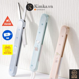 Kéo gấp cắt giấy an toàn, dao cắt giấy đa năng kokuyo