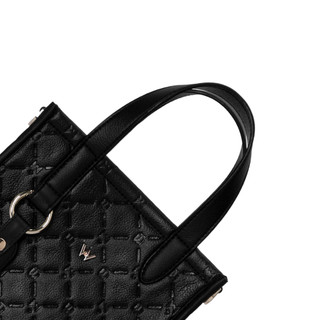 Túi Da Nam Nữ THEWOLF ESSENTIAL MONOGRAM MINI BAG - BLACK