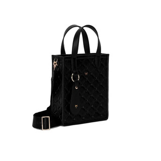 Túi Da Nam Nữ THEWOLF ESSENTIAL MONOGRAM MINI BAG - BLACK