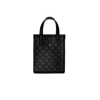 Túi Da Nam Nữ THEWOLF ESSENTIAL MONOGRAM MINI BAG - BLACK