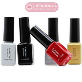 Cọ Vẽ Nét Sơn Gel cọ gel CoKEKOU, gel cọ nét vẽ móng, sơn gel cọ nét TruongDungNail