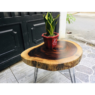 Ghế đôn cafe/ ghế thấp sân vườn/ đôn kê/ gỗ me tây tự nhiên