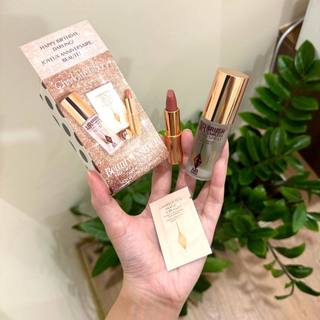 Set xịt nền và son mini Charlotte Tilbury Flawless Look