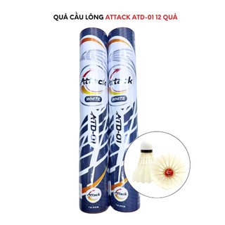 Quả Cầu Lông Attack ATD-01 giá rẻ, trái cầu lông tiêu chuẩn thi đấu chất lượng