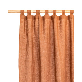 Rèm Cửa Vải Linen Quai Treo Kiểu Nhật - Không Kèm Thanh Treo