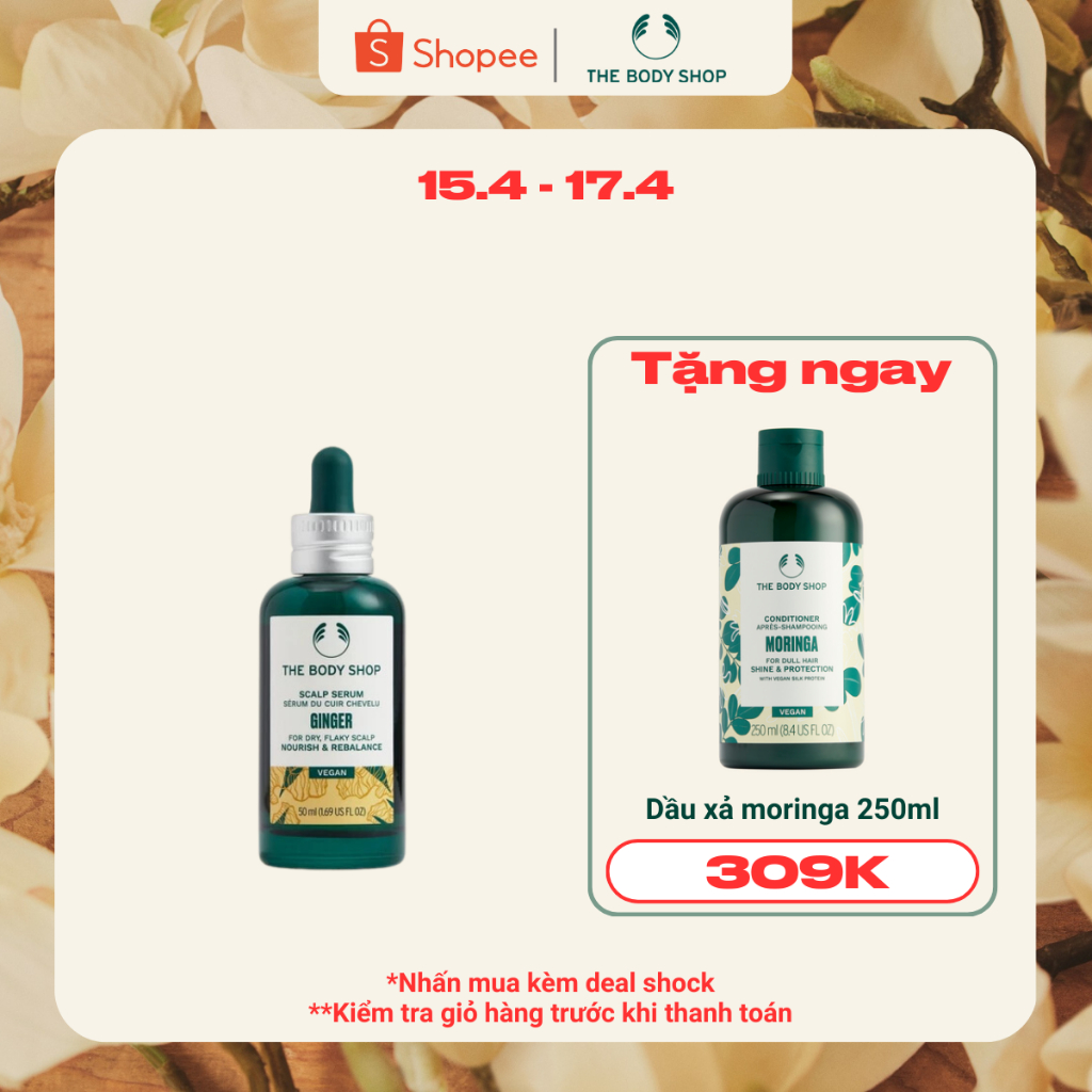 Tinh Chất Chăm Sóc Da Đầu GINGER SCAPL SERUM 50ML The Body Shop