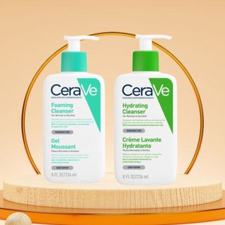 Sữa rửa mặt cerave dành cho da khô và da dầu 236ml