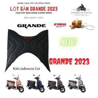 Thảm xe grande 2023 - 2024, thảm lót chân grande 2023 - 2024, thảm để chân cao su grande mẫu 2024