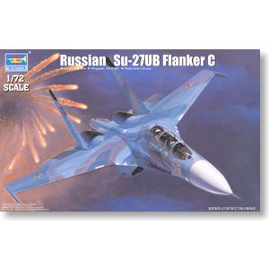 KHÔNG QUÂN - TRUMPETER - 01645 - 1/72 MÔ HÌNH MÁY BAY RUSSIAN SU-27UB FLANKER C FIGHTER