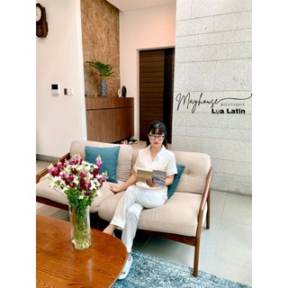Pijama đồ bộ mặc nhà Mayhouse thiết kế cao cấp, tay ngắn quần dài, Lụa Latin cao cấp mát lạnh