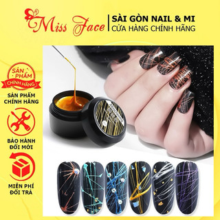 Gel nhện nhũ metan - Gel kéo sợi tơ nhện siêu dai - Gel kéo sợi tạo kiểu design