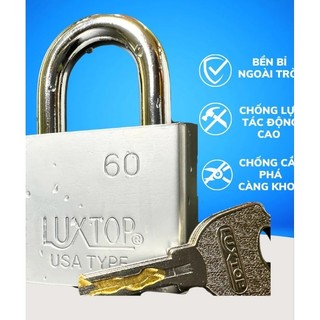 (GIÁ HỦY DIỆT) Ổ khoá chống cắt LUXTOP 60mm