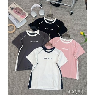 Áo babytee phối line Weather