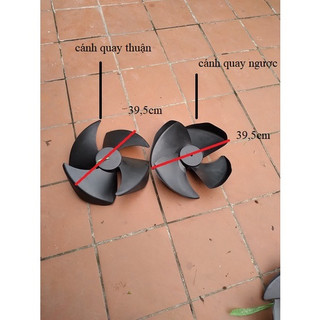 Cánh quạt điều hoà đường kính cánh 400 mm thuận chiều,ngược chiều trục 12mm