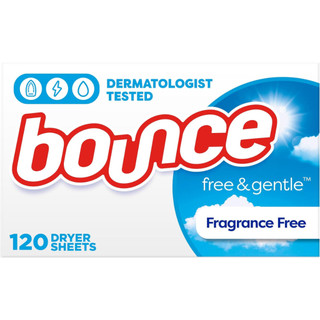 Giấy thơm quần áo Bounce Free & Sensitive Fabric Softener 120 tờ